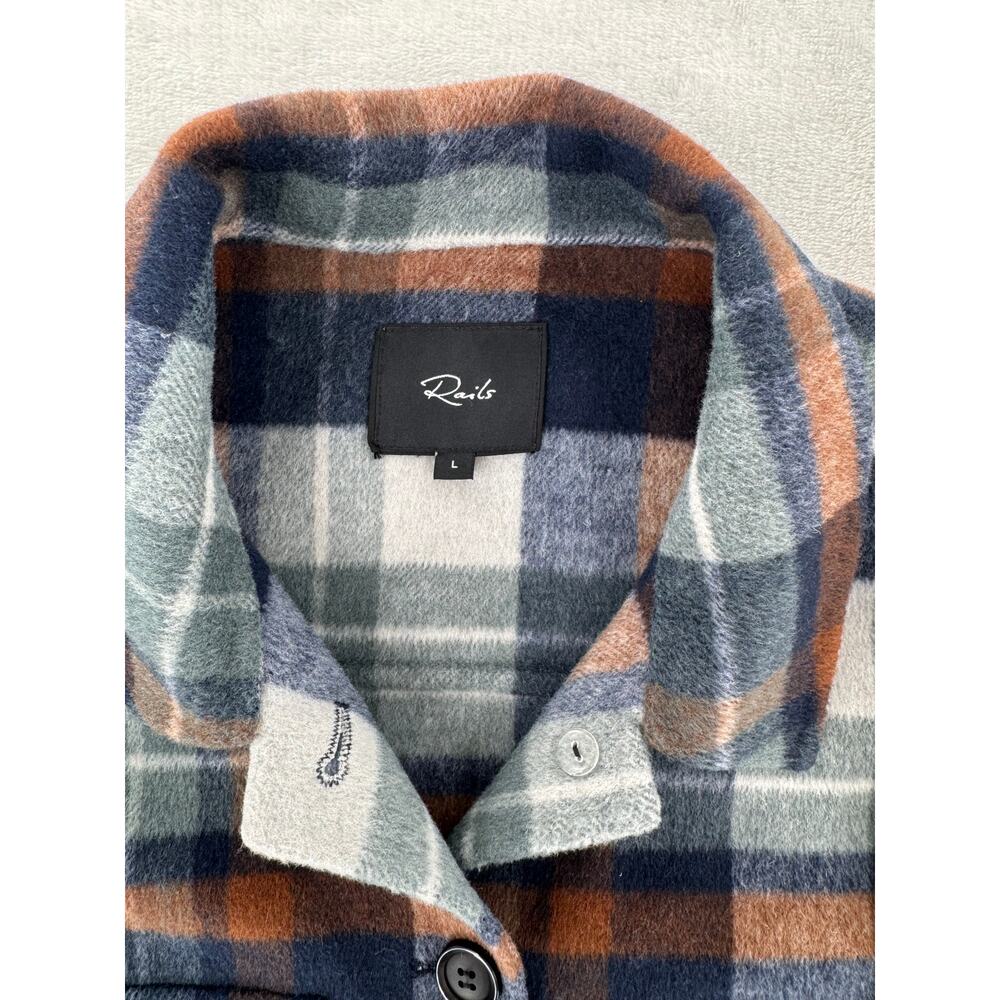 Rails Womans Jacket Sheffi Vail Wool Blend Plaid … - image 6